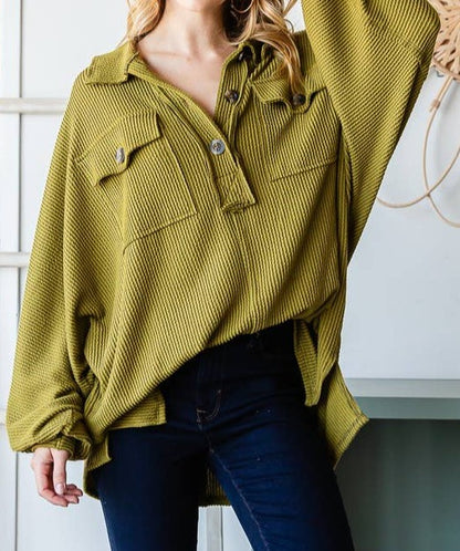 Moss Oversize Top