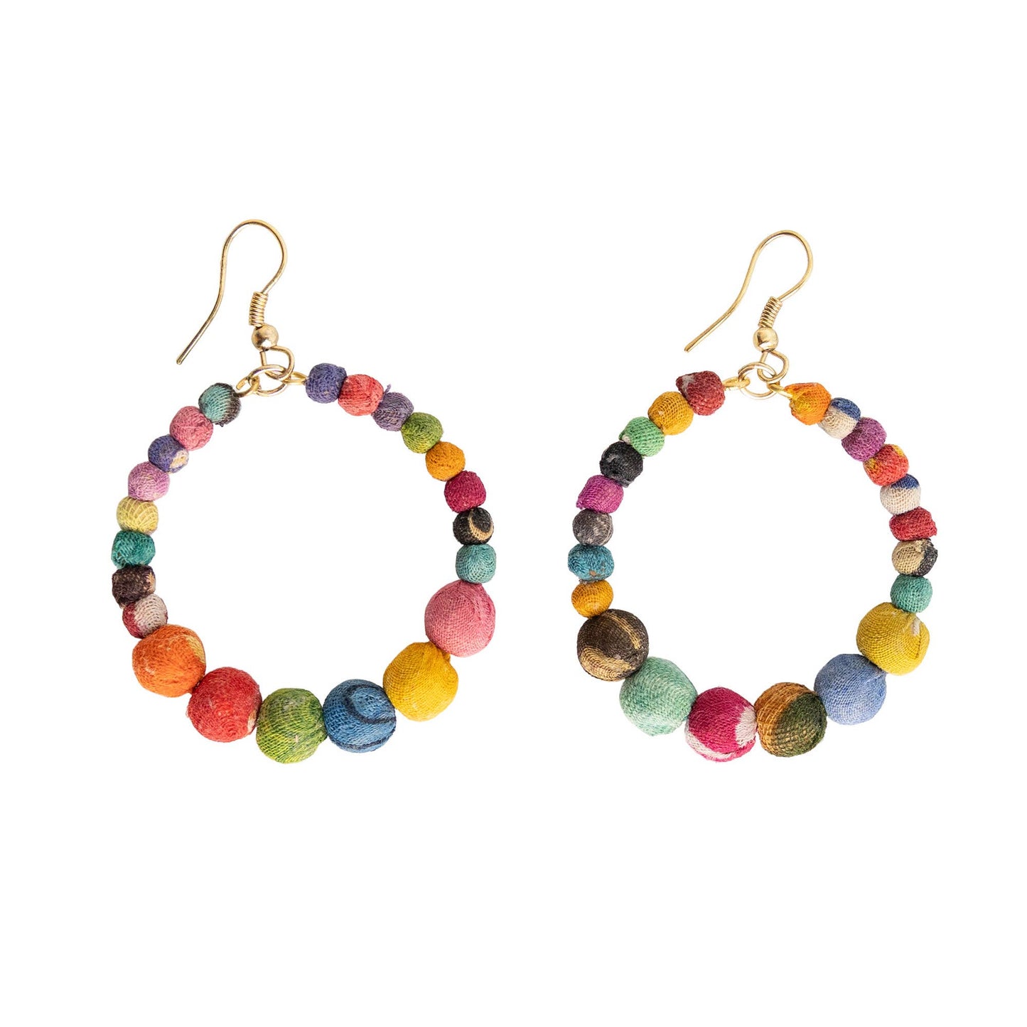 Kantha Veranda Hoops