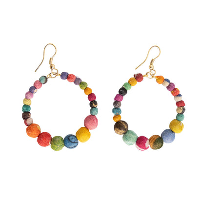Kantha Veranda Hoops