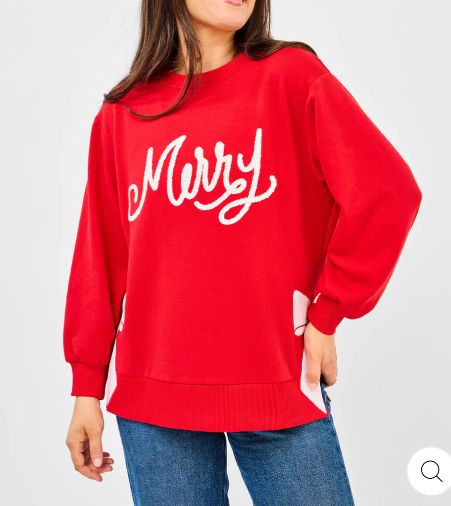 Merry Bow Sweatshirt