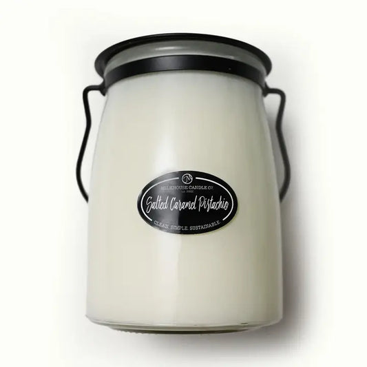 Milkhouse Candle Salted Caramel Pistachio 22oz.