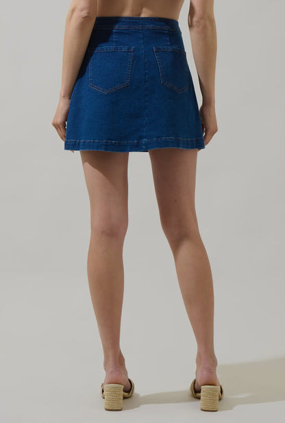Denim Mini Skirt
