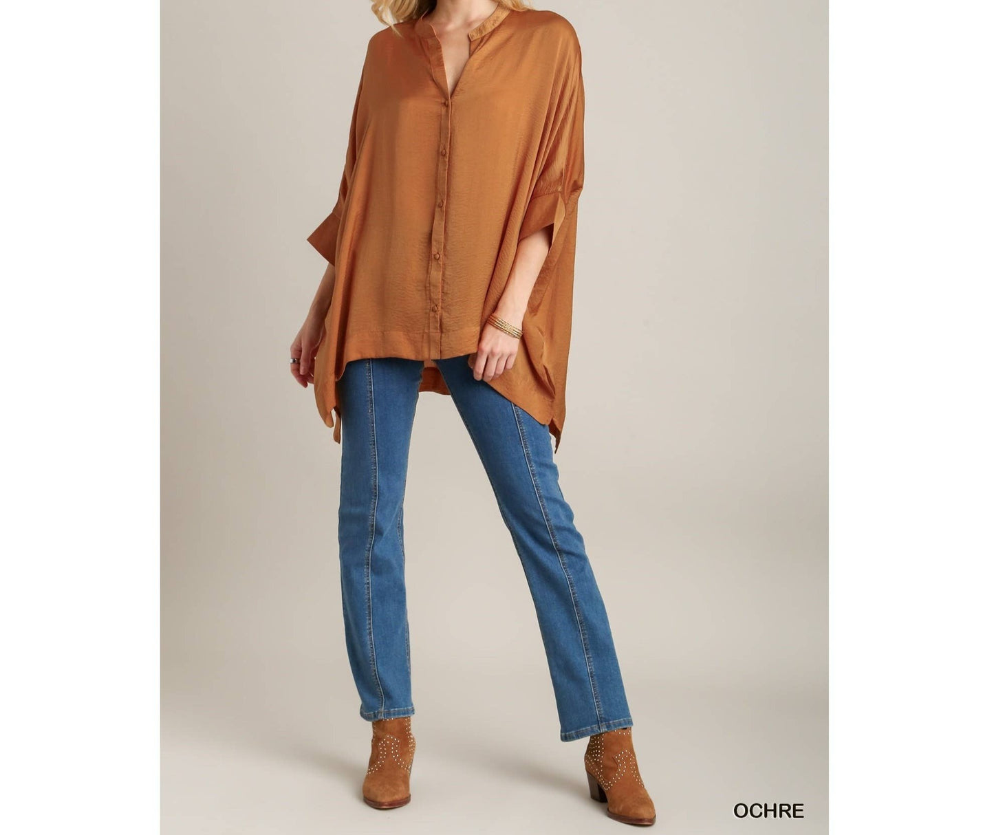 Chesnut Oversized Top