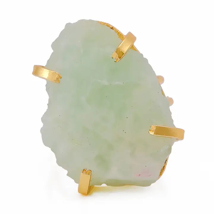 Raw Stone Statement Ring