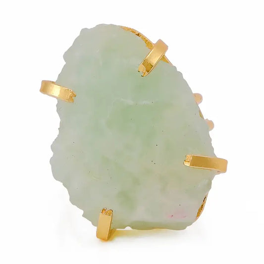 Raw Stone Statement Ring
