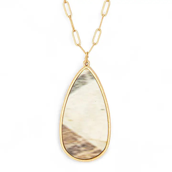 Stone Pendant Necklace