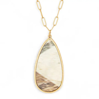 Stone Pendant Necklace