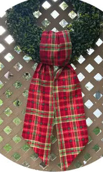 Red Plaid Sash