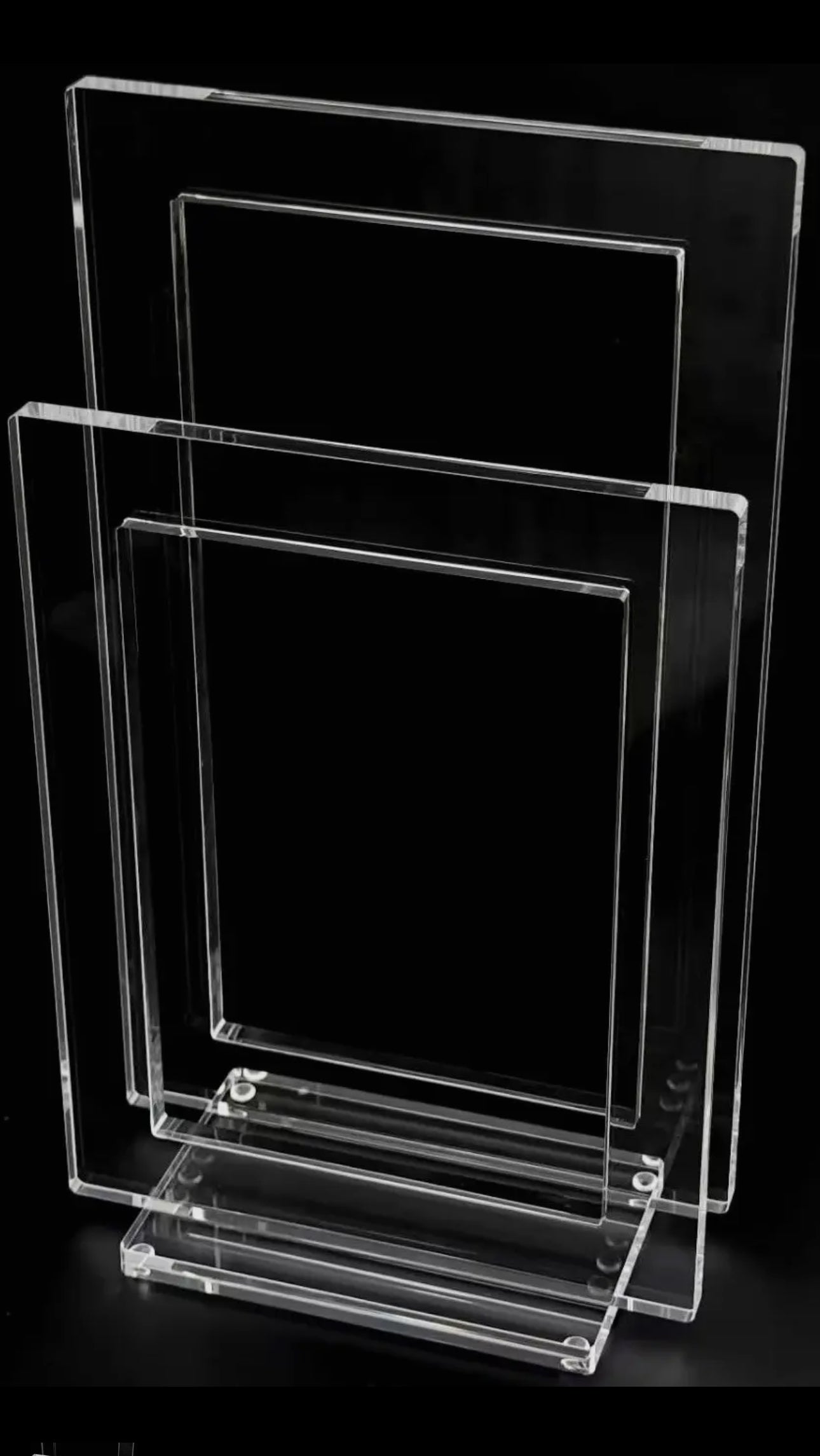 Acrylic Towel Stand
