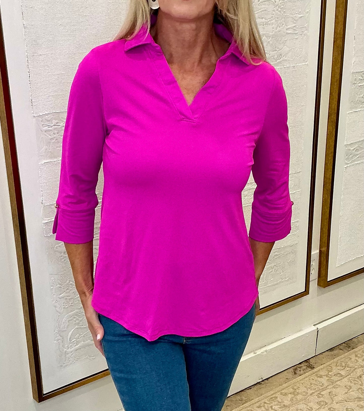 3/4 Sleeve Lightweight Top