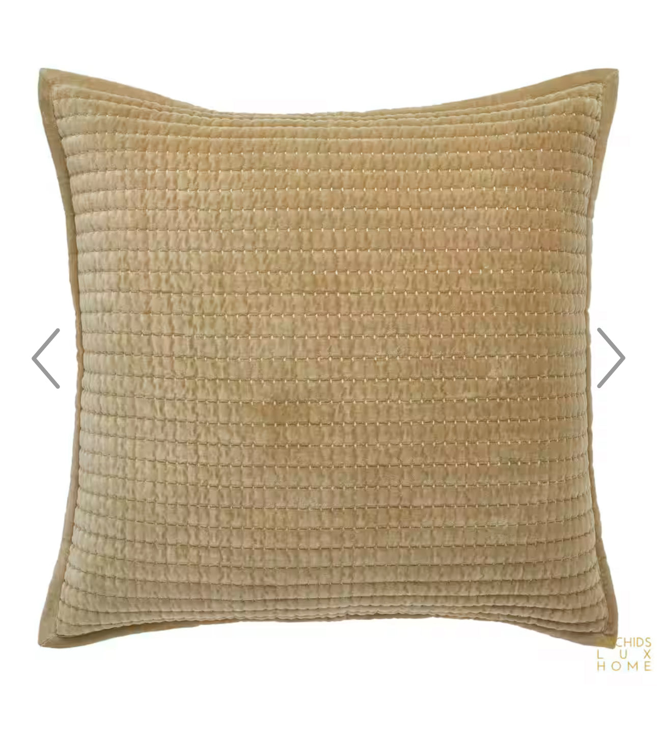 Wheat Velvet Coverlet & Euro Set-King + 3 Euros