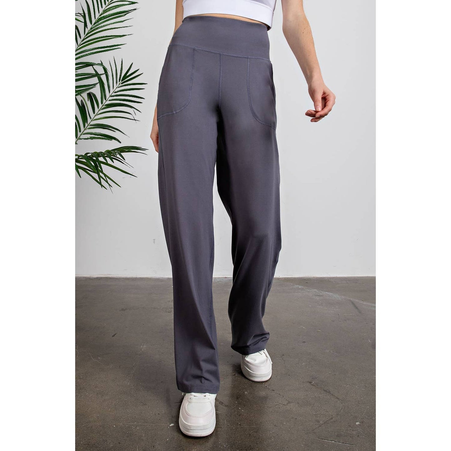 Charcoal Butter Straight Leg Pant