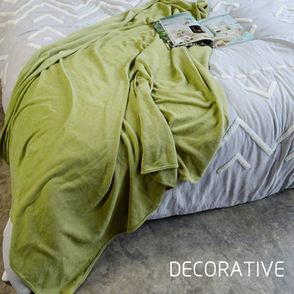 Knitted Microfiber Throw Blanket 60x80