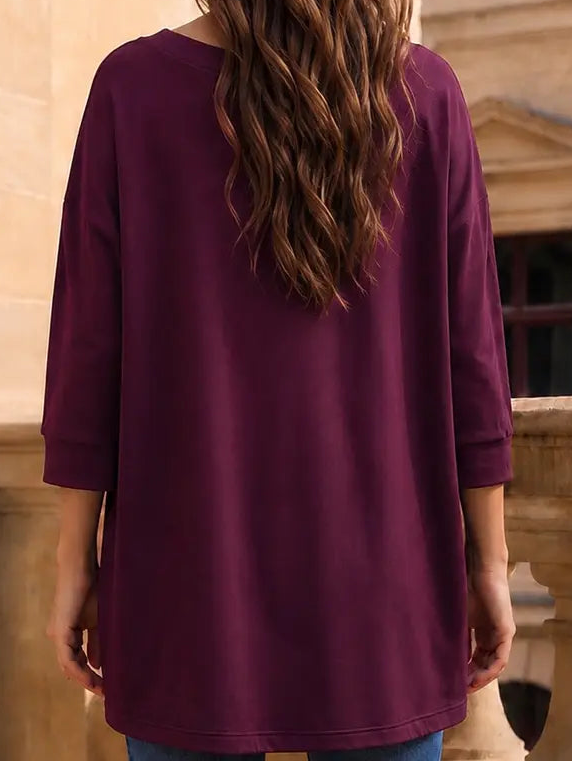 Lightweight 3/4 Sleeve Top