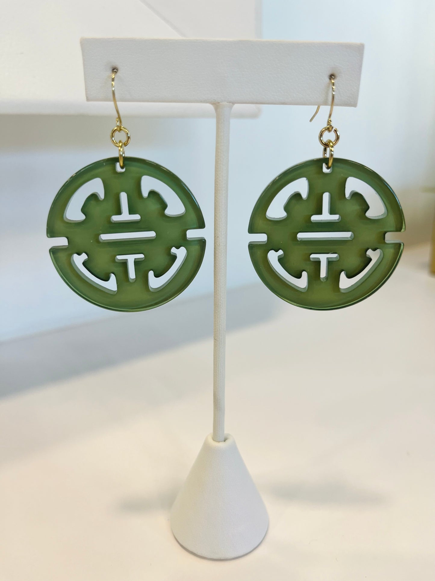 Resin Drop Earrings