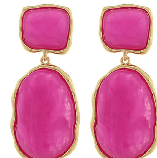 Geometric Dangle Earrings