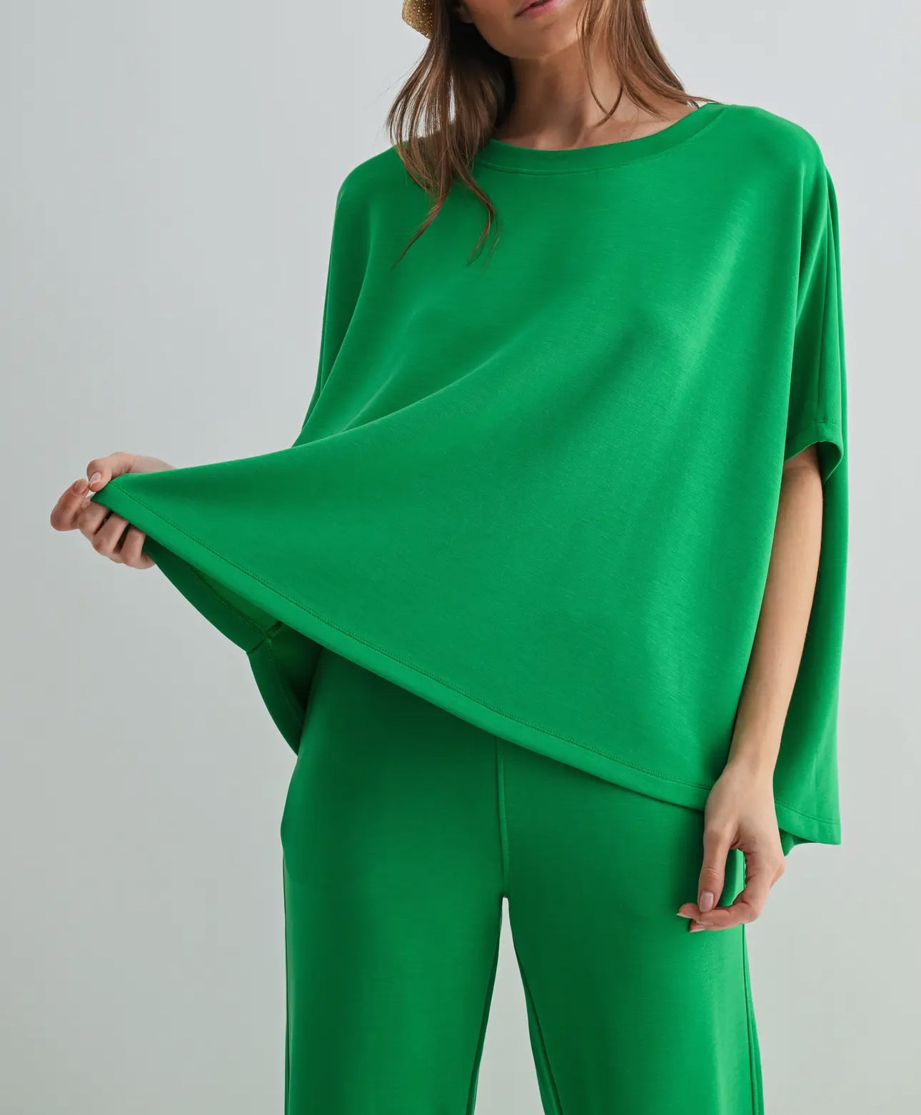 Boatneck Top/Green