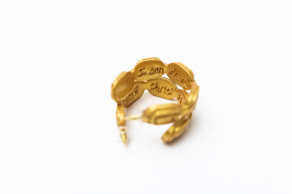 Chain Breaker Hoop Earrings