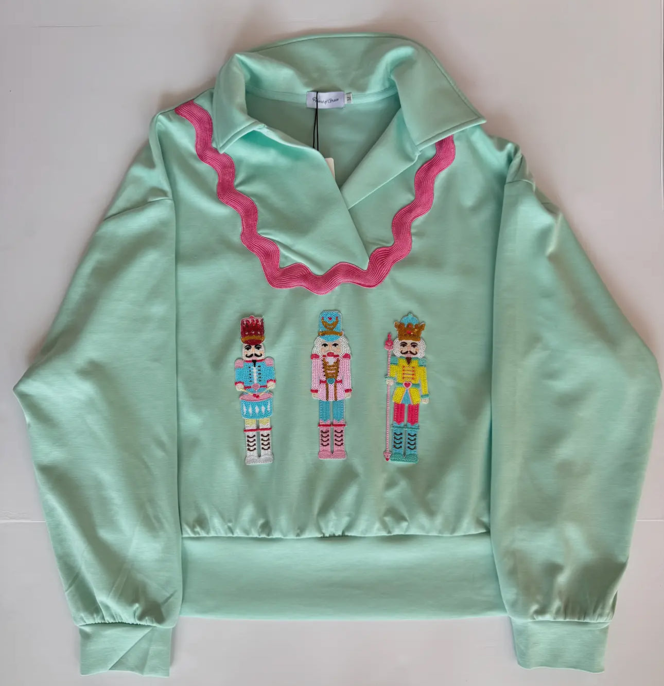 Nutcracker Pullover/Turquoise