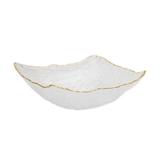 Small Square Glass Salad Bowl