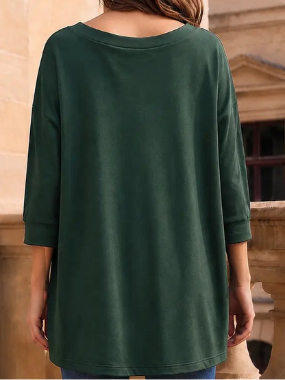 Lightweight 3/4 Sleeve Top