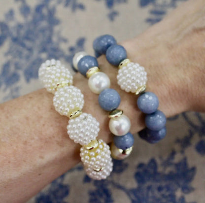 Stretch Bracelet/Wedgewood Blue