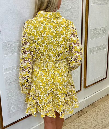 Eyelet Laced Dress