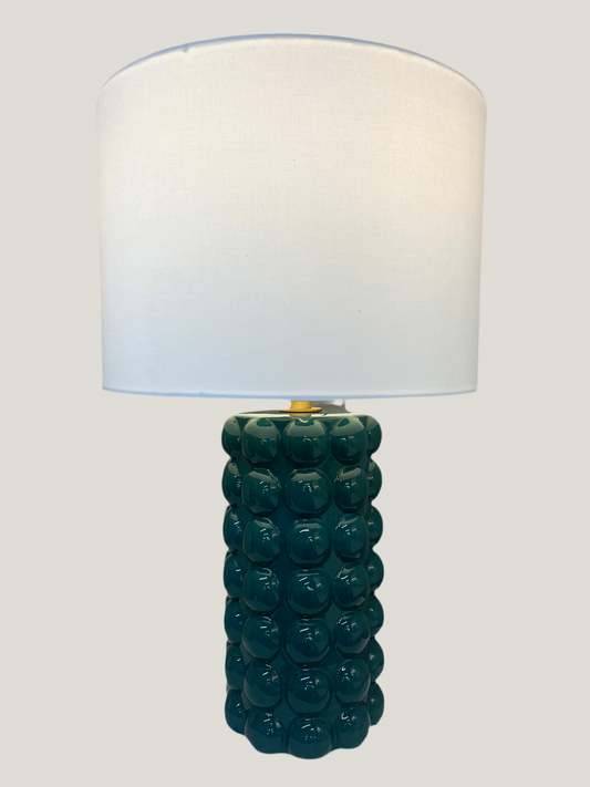 Green Bubble Lamp 26.5"h