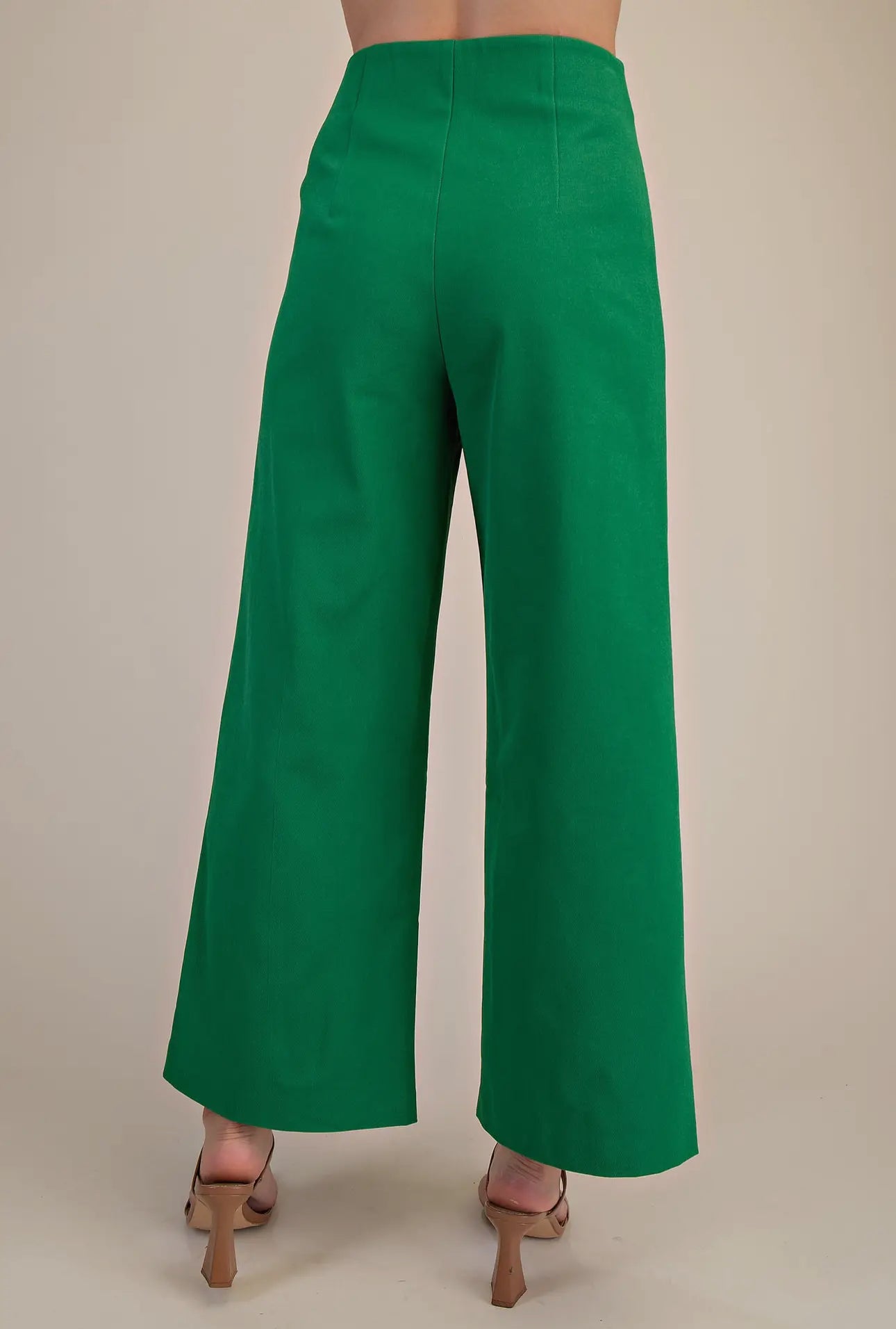 High Waist Pants/Green