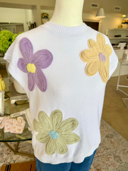 Crochet Flower Top