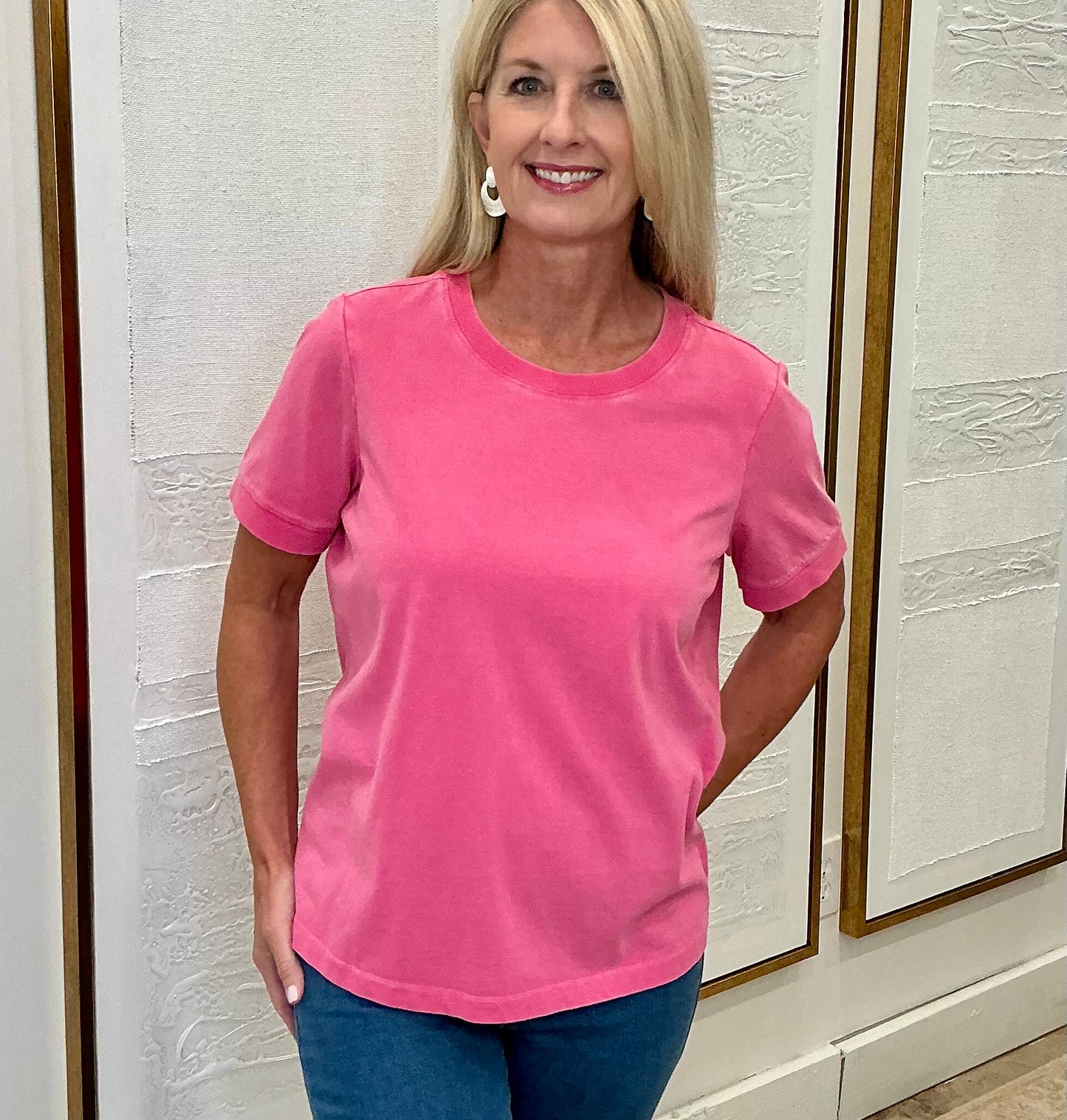 Pink Short Sleeve Top