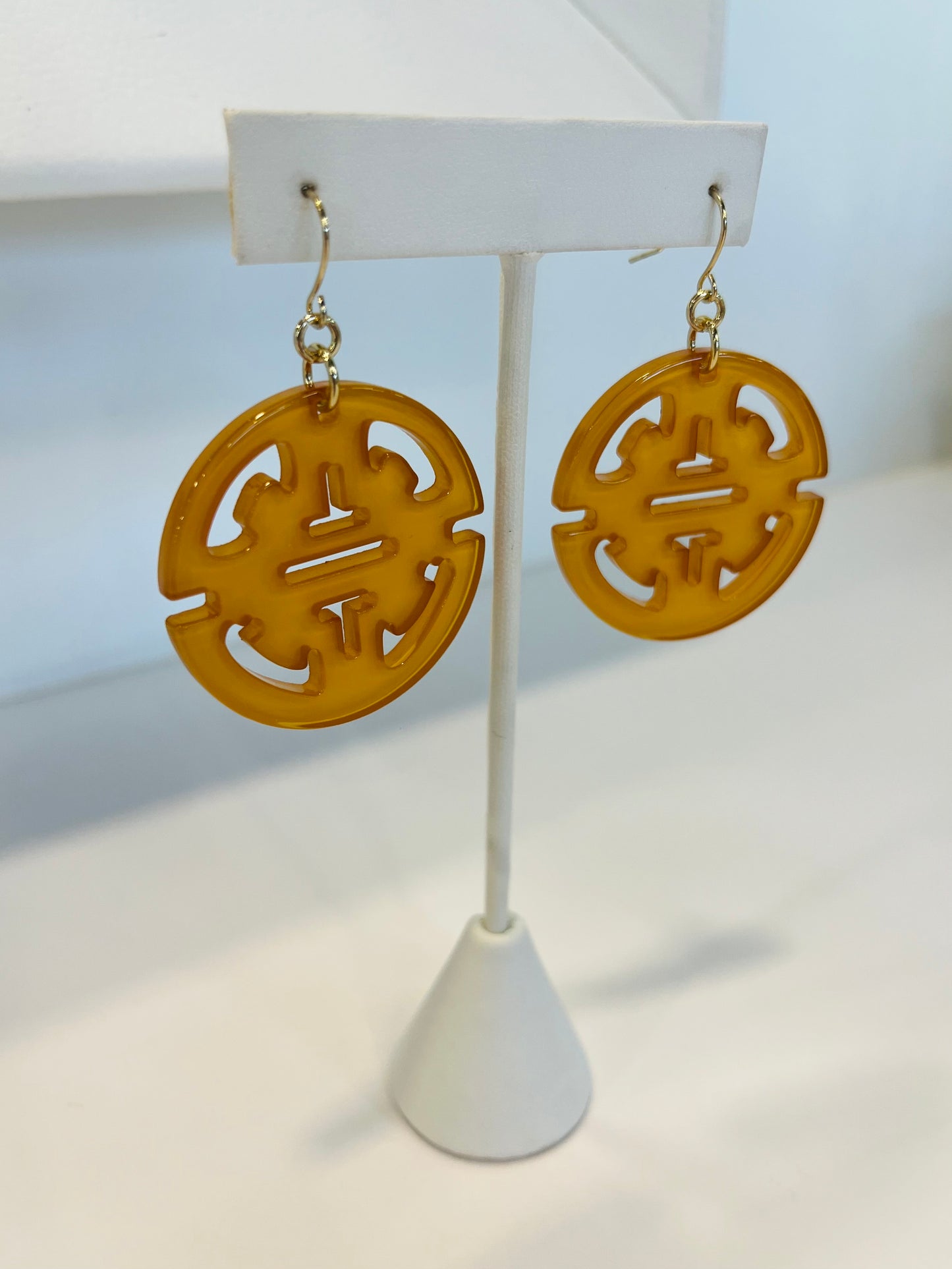 Resin Drop Earrings