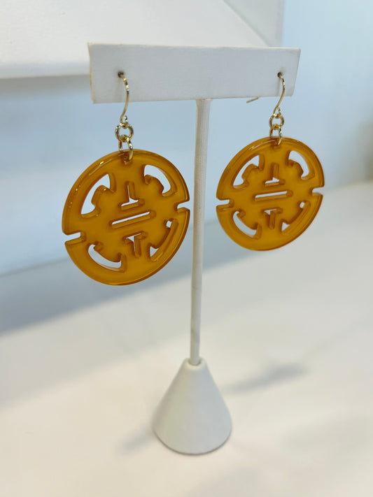 Resin Drop Earrings