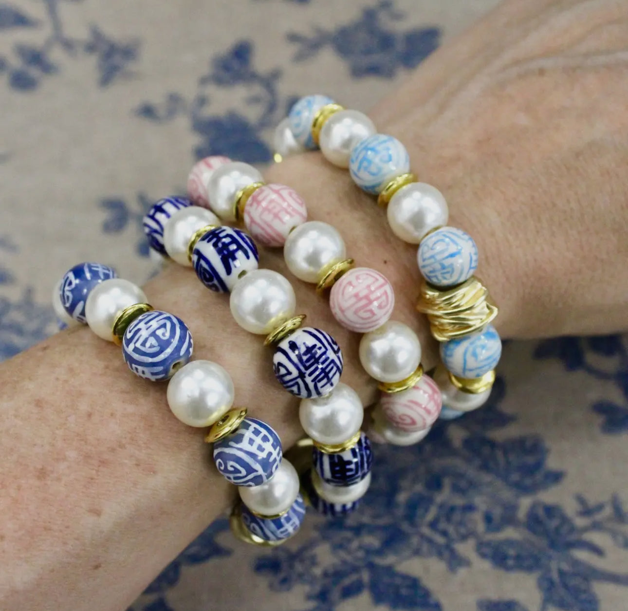 Stretch Bracelet/Magnolia Blue