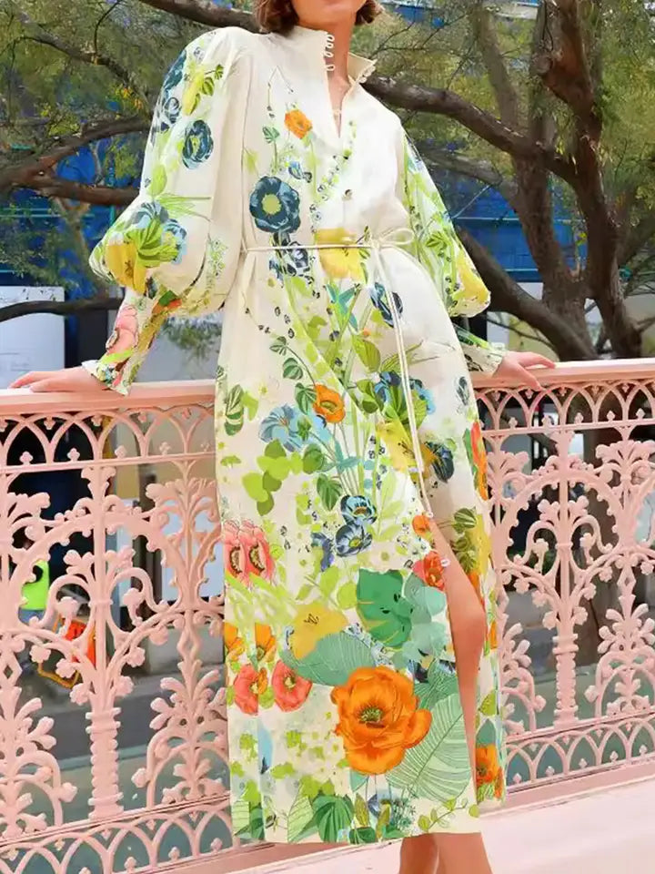 Bright Multicolor Maxi Dress