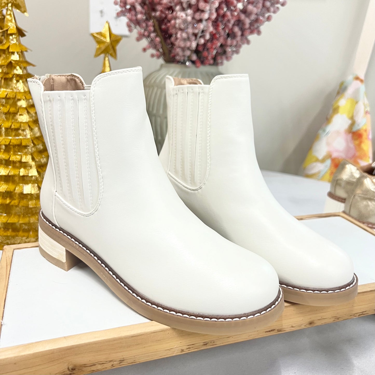 Ankle Boot - Bone
