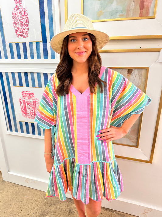 One Size Multi Color Swimsuit Cover Up