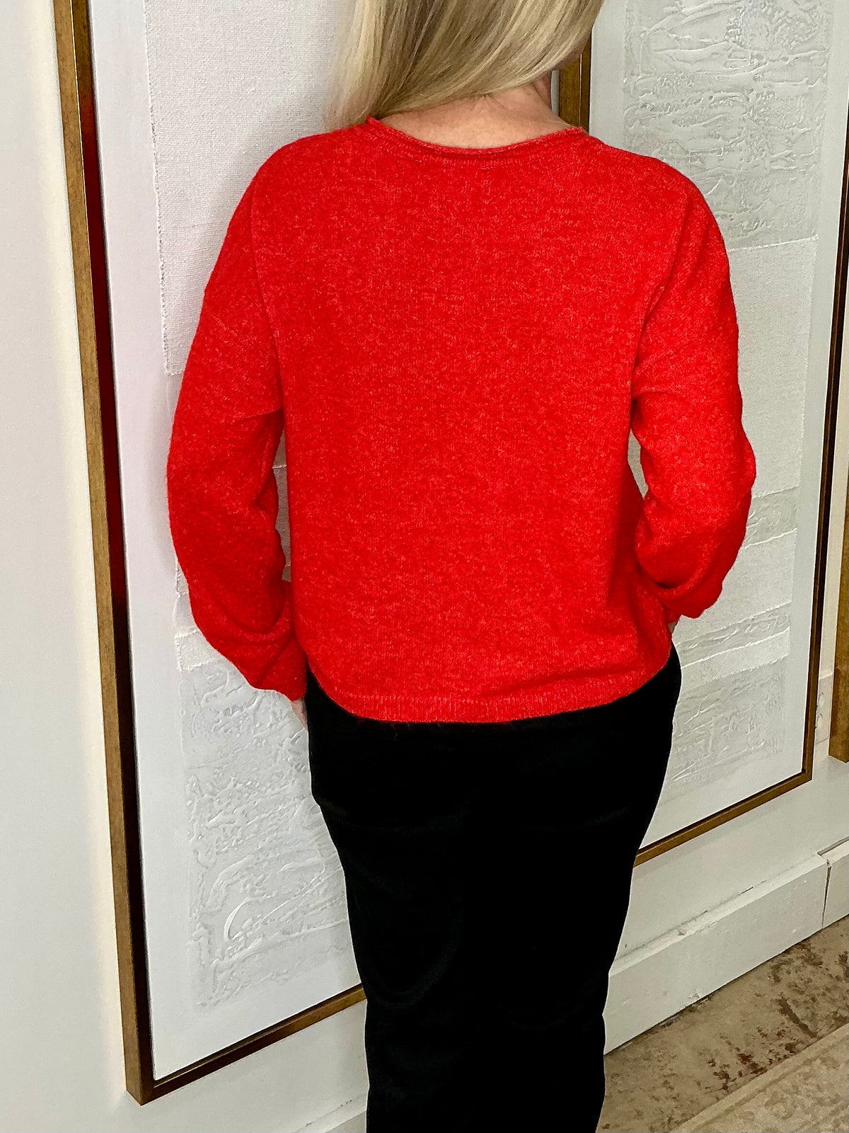 Soft Touch Red Cardigan