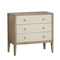 Wood 3-Drawer Chest 33.5" x 32"