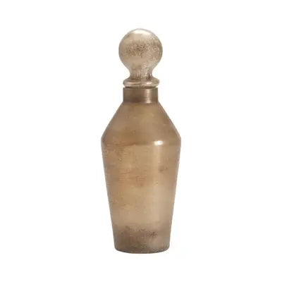 Brown Glass Bottle w/ Stopper