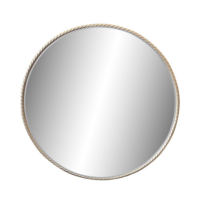 Twisted Metal Frame Mirror 40"