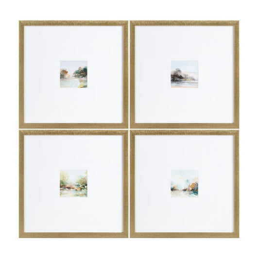 Gold Frame Scenic Art S/4