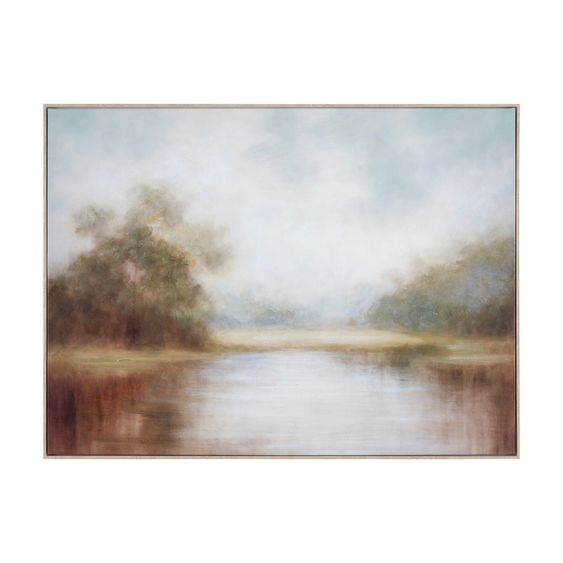 Cedar Water Framed Canvas 36"x48"