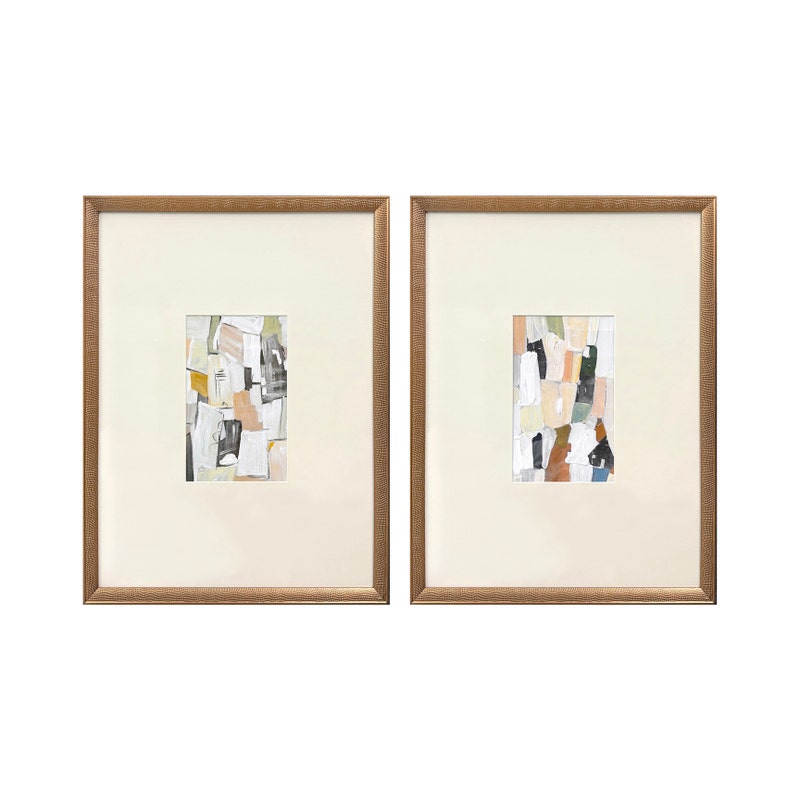 Pale Pastel Prints S/2 24"x18"