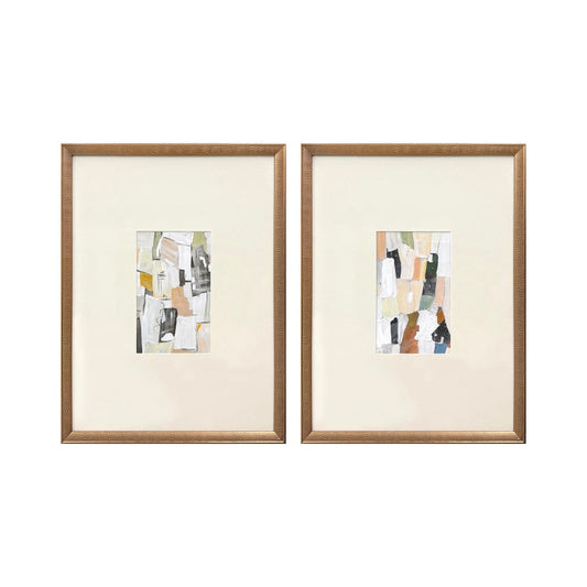 Pale Pastel Prints S/2 24"x18"