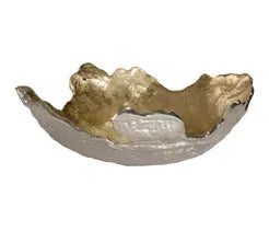 Silver & Gold Sculpted Bowl