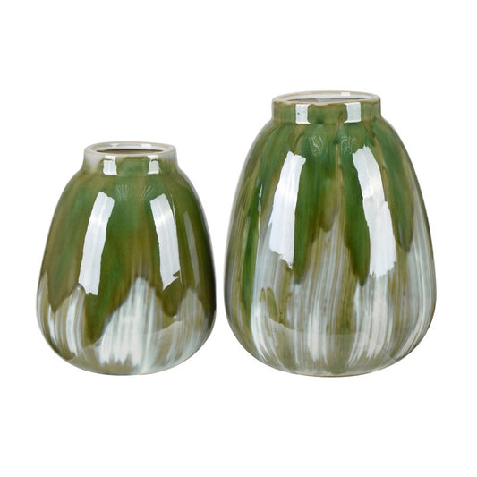 Green Ceramic Vase