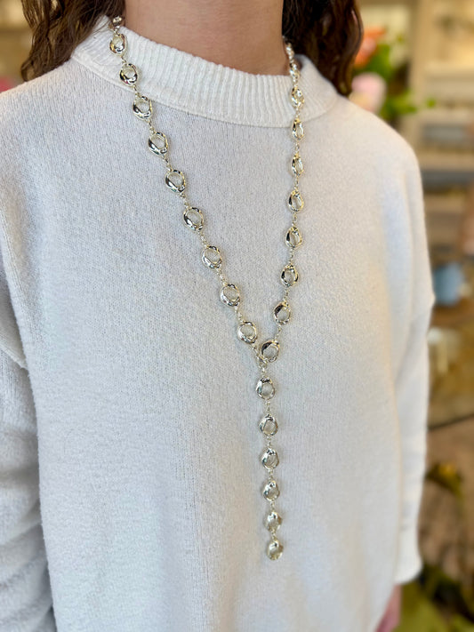 Silver Plated Adjustable Necklace