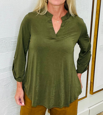 Lightweight 3/4 Sleeve Top