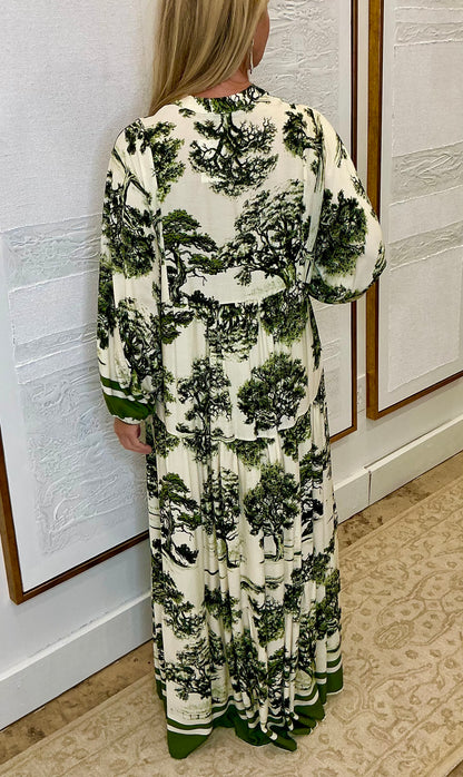 Green Landscape Dress